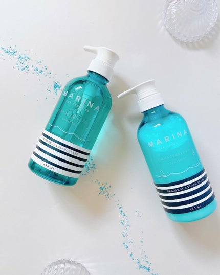 ダメージリペアシャンプー&トリートメント/マリーナシーオーガニック/市販シャンプーを使ったクチコミ(2枚目)