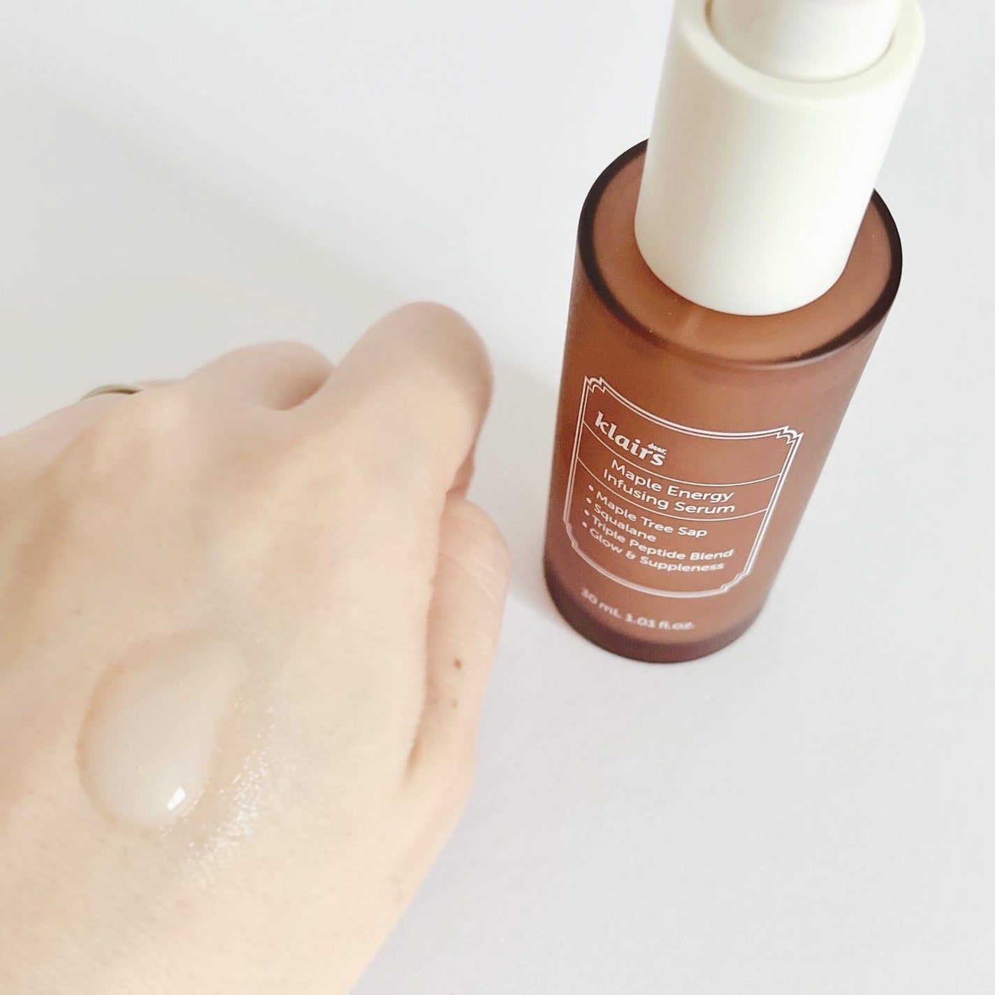 メープルエナジーインフュージングセラム/Klairs/美容液を使ったクチコミ(4枚目)
