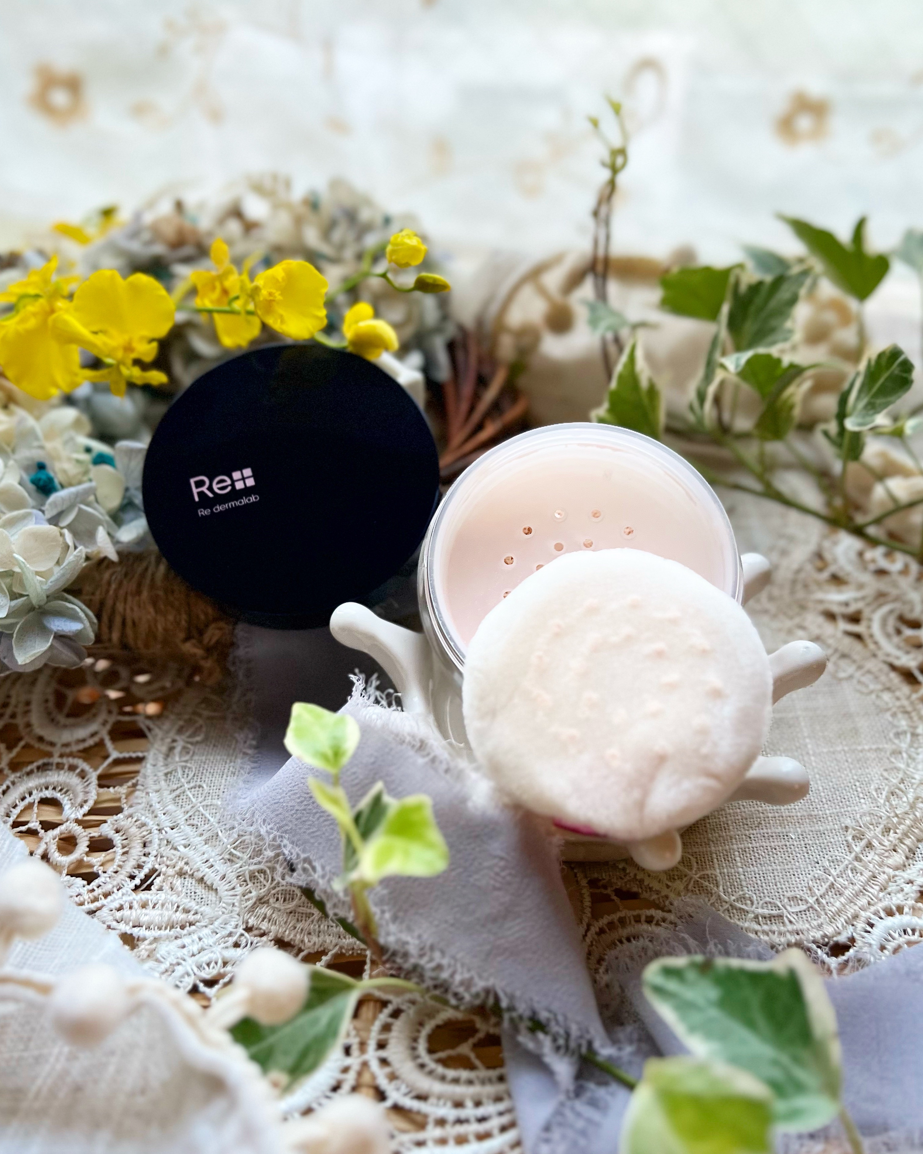 モイストクリアパウダーUV/Re dermalab/ルースパウダーを使ったクチコミ（2枚目）