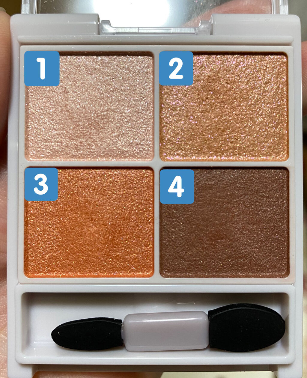 シルキースフレアイズ/キャンメイク/アイシャドウパレットを使ったクチコミ（2枚目）