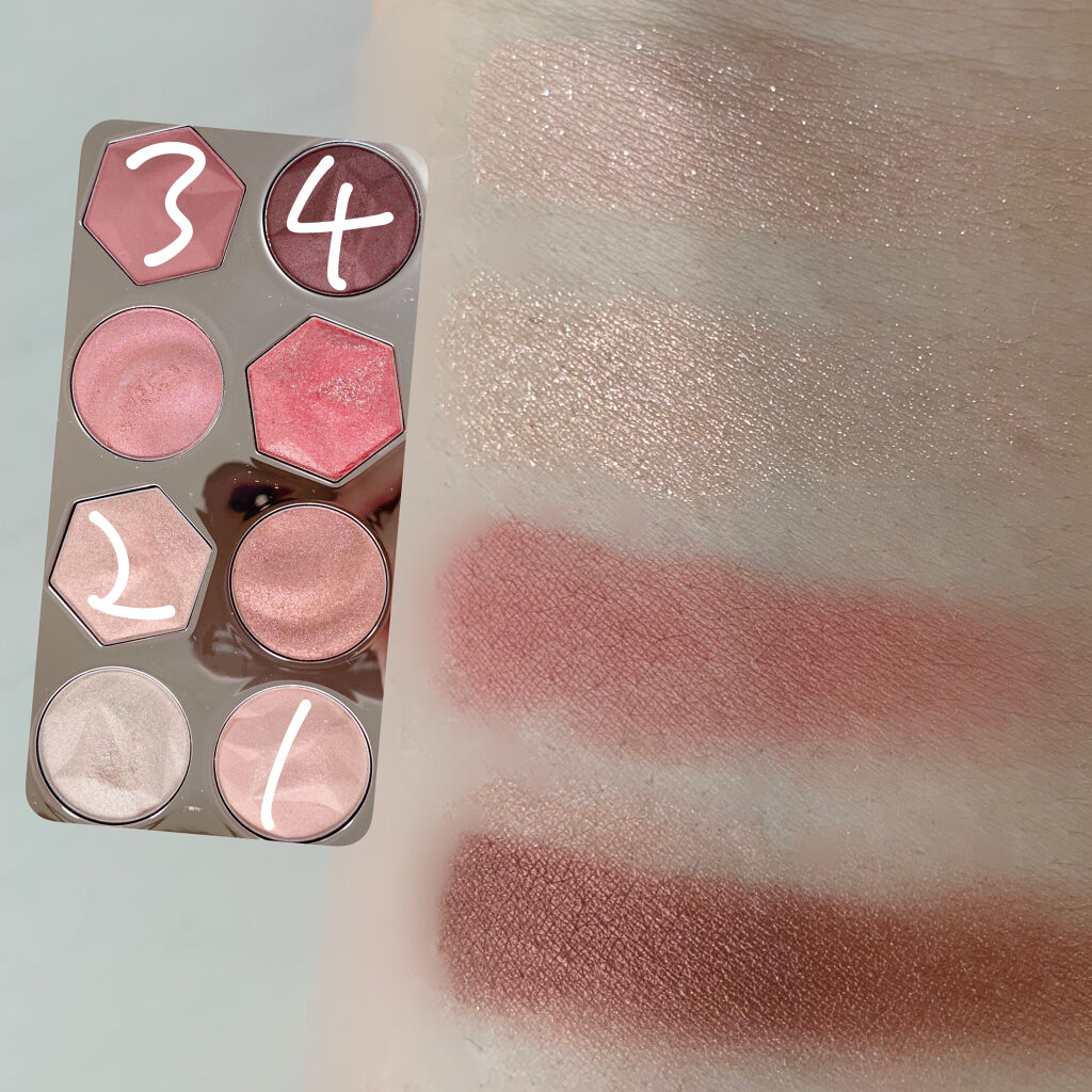 プリズム エアー アイ パレット/CLIO/アイシャドウパレットを使ったクチコミ（3枚目）