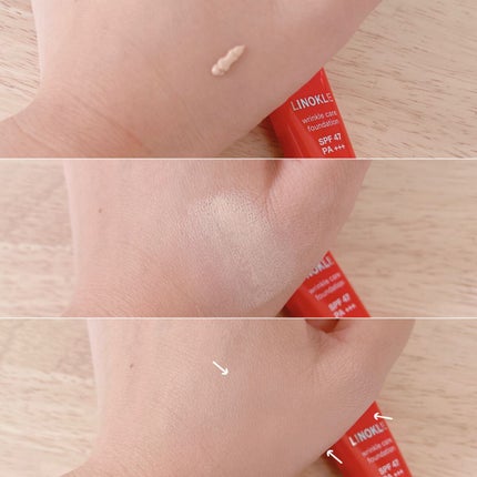 LINOKLE リンクルケアファンデーション/さくらの森/BBクリームを使ったクチコミ(2枚目)
