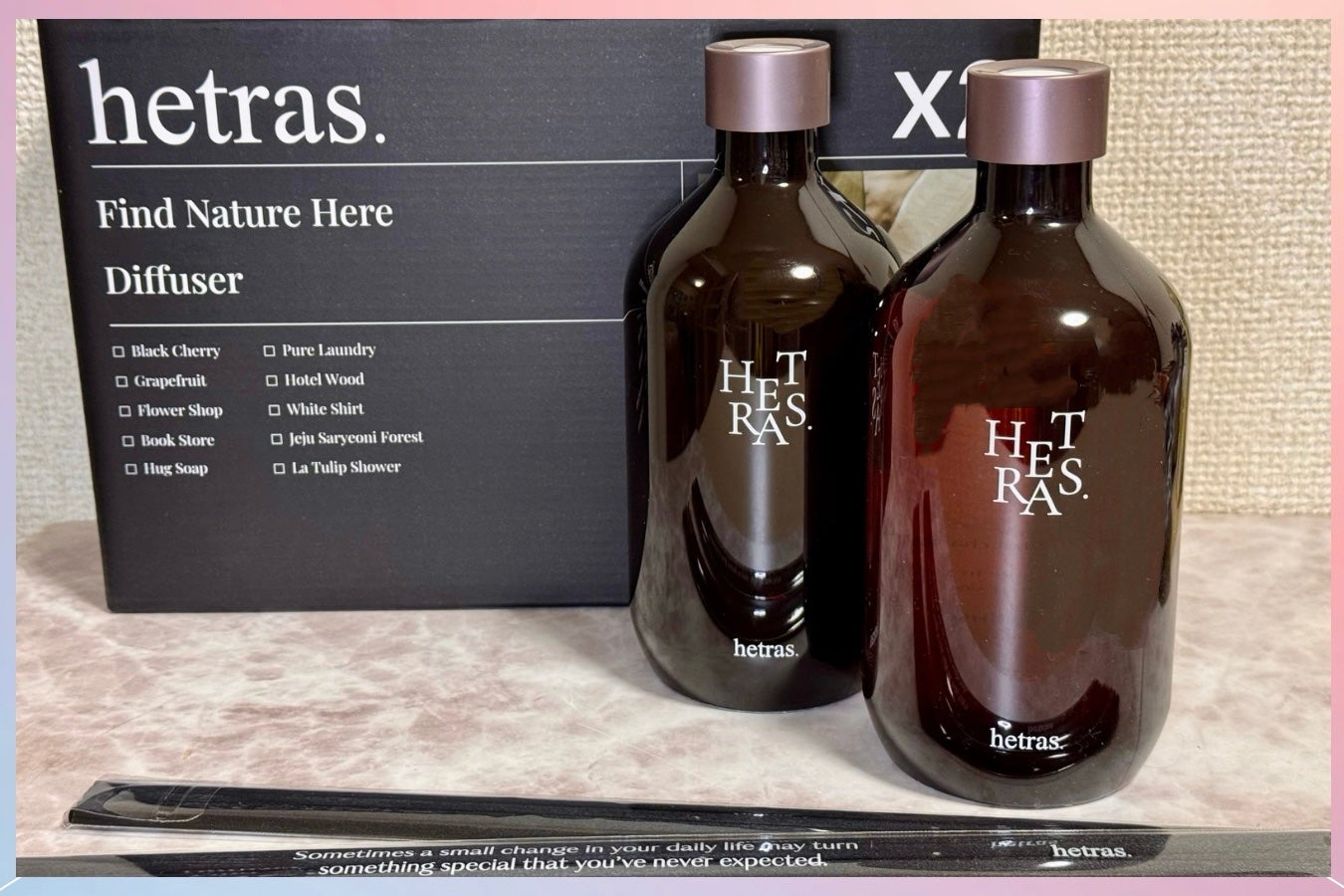 プレミアムディフューザー/hetras/ルームフレグランスを使ったクチコミ(2枚目)