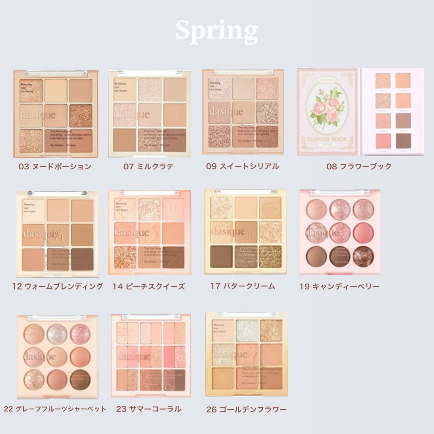 シャドウパレット/dasique/アイシャドウパレットを使ったクチコミ(3枚目)