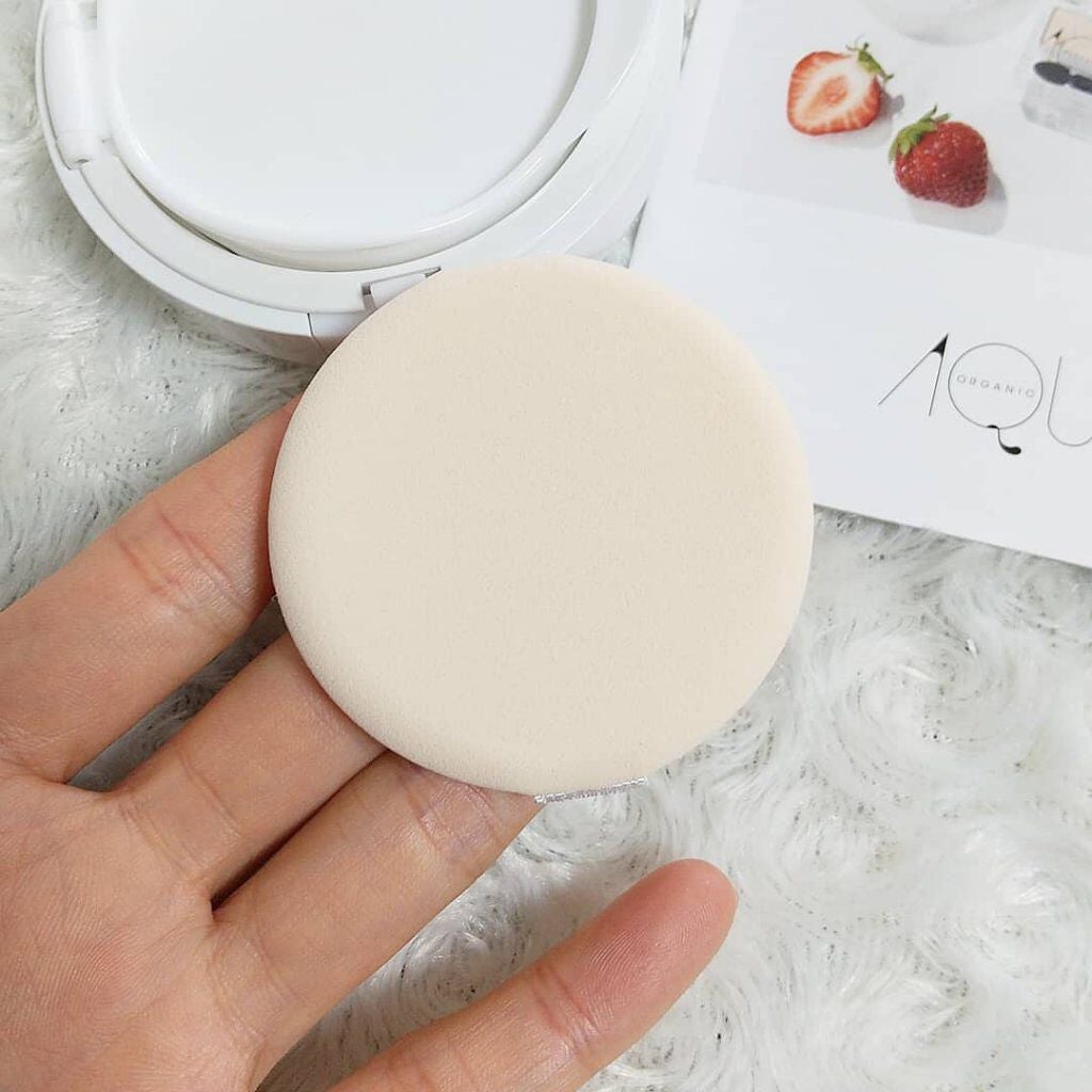 オーガニッククッションコンパクト/アクア・アクア/クッションファンデーションを使ったクチコミ(5枚目)