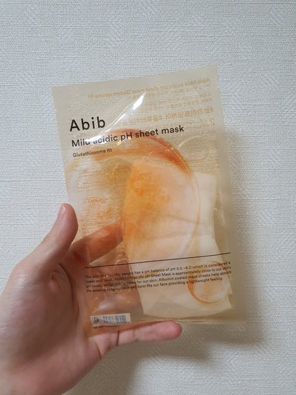 アビブ 弱酸性pHシートマスク  グルタチオンソームフィット/Abib /シートマスク・パックを使ったクチコミ(1枚目)