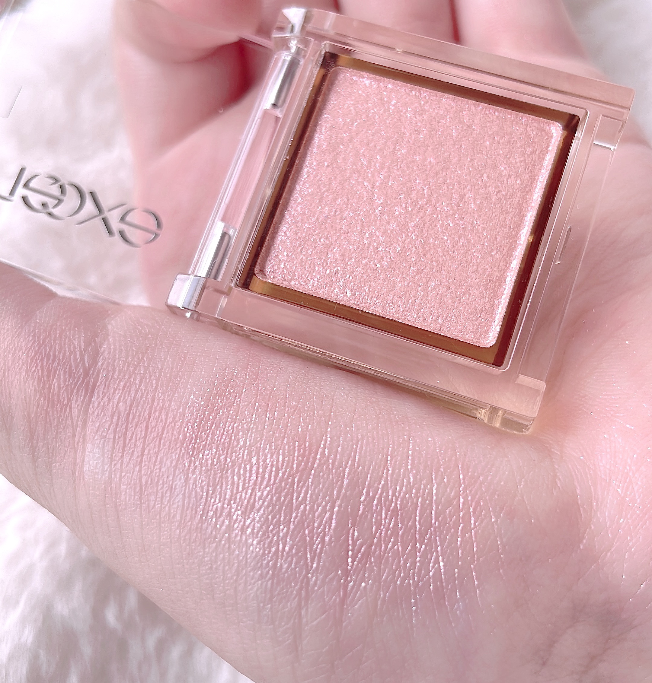 アイプランナー D06 ピーチキュイ(限定)/excel/単色アイシャドウを使ったクチコミ（2枚目）