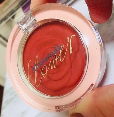 flower pop blusher 06 Yours,/Mamonde/パウダーチークを使ったクチコミ（2枚目）