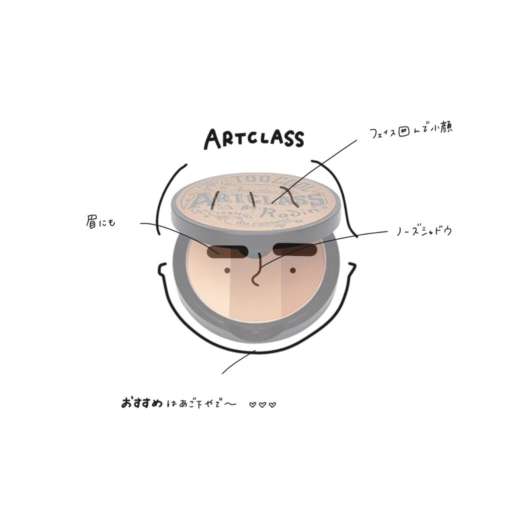 アートクラスバイロダン シェーディング/too cool for school/シェーディングを使ったクチコミ（1枚目）