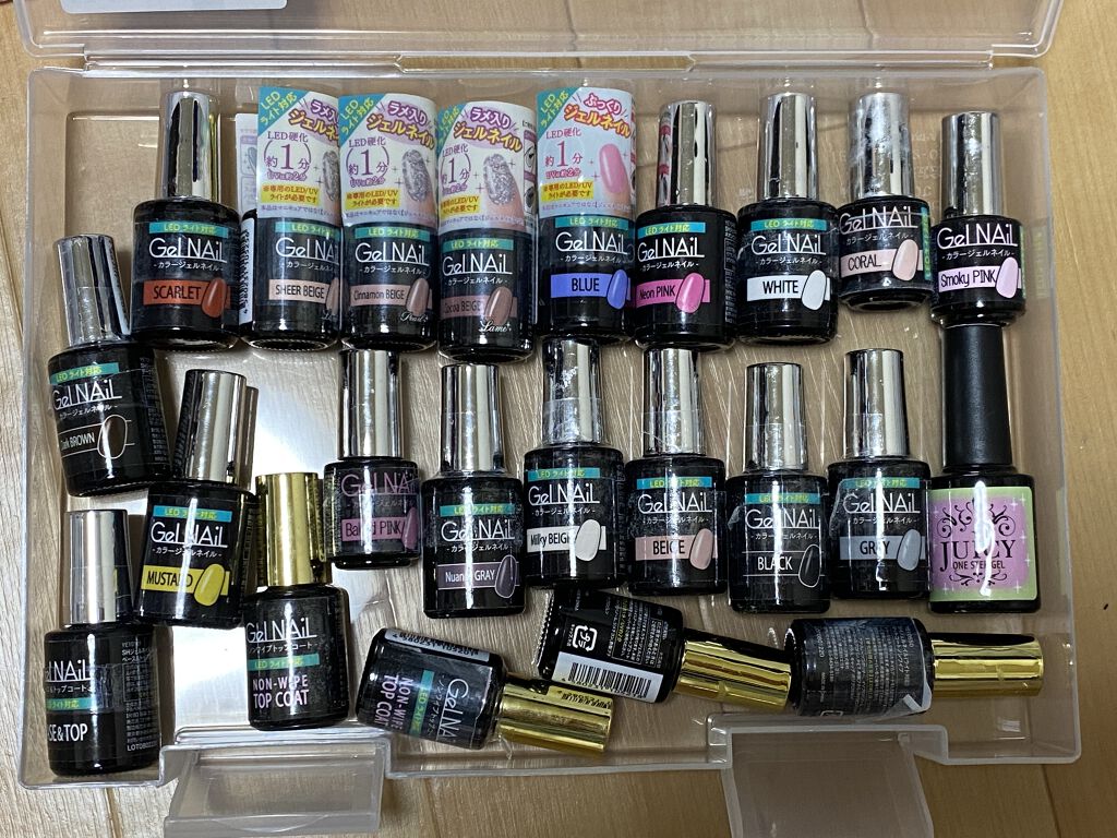 ジェルネイル（ライト対応）/セリア/ジェルネイルを使ったクチコミ（1枚目）