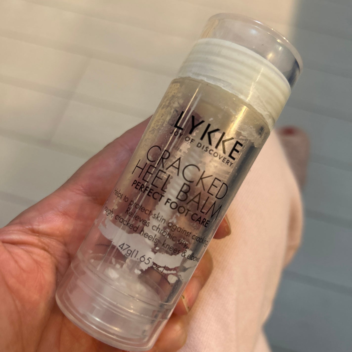 CRACKED HEEL BALM ハーブ/LYKKE/レッグ・フットケアを使ったクチコミ(1枚目)