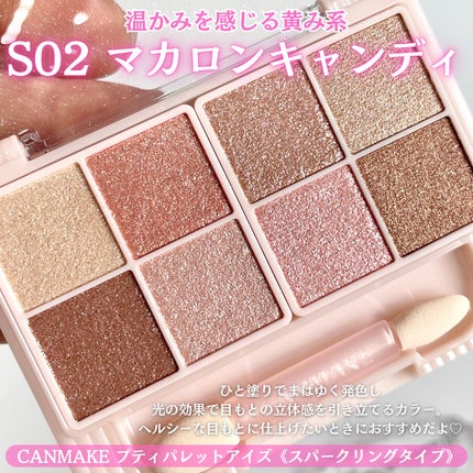 プティパレットアイズ(スパークリングタイプ)/キャンメイク/アイシャドウを使ったクチコミ(5枚目)