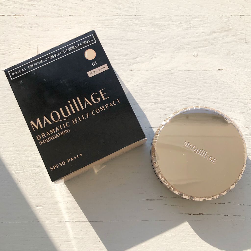 ドラマティックジェリーコンパクト/マキアージュ/クッションファンデーションを使ったクチコミ(1枚目)