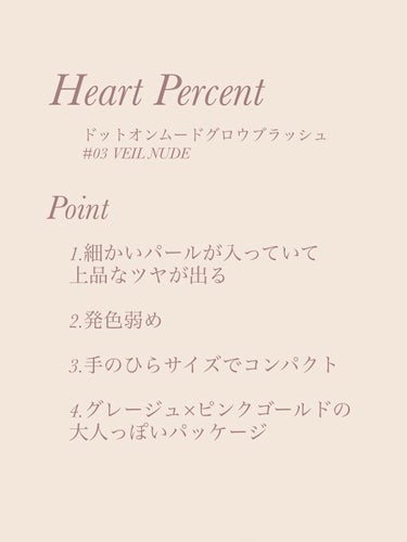 ドットオンムードアイパレット/Heart Percent/アイシャドウパレットを使ったクチコミ（8枚目）