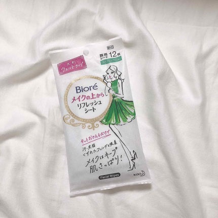 メイクの上からリフレッシュシート/ビオレ/フェイスシートを使ったクチコミ(1枚目)