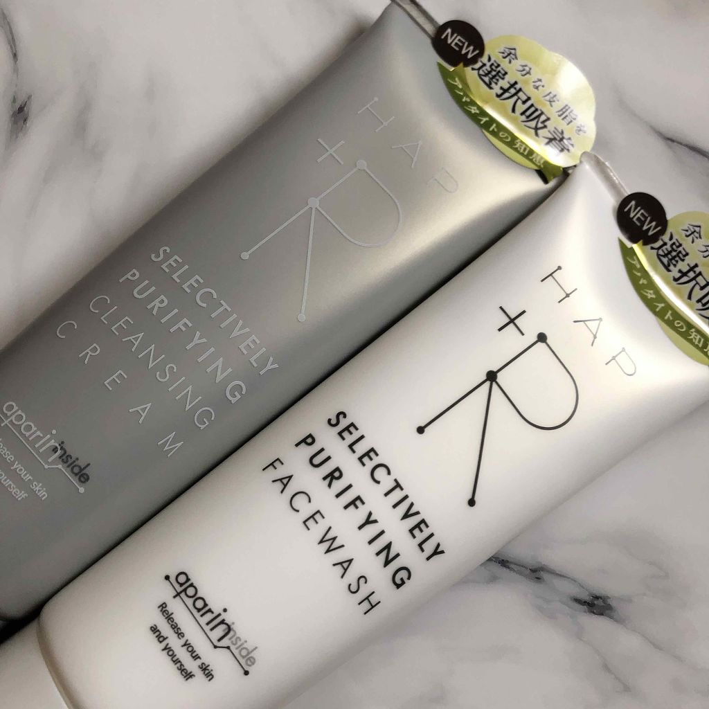 SANGI
HAP +R(ハップアール)
フェイスウォッシュ/クレンジングクリーム


美白歯磨き粉アパガードで有名なサンギ様から頂きました👏🏻( ˊᵕˋ )

歯磨き粉しか知らなかったからびっくり。
使用感は是非2枚目をご覧下さい〜！