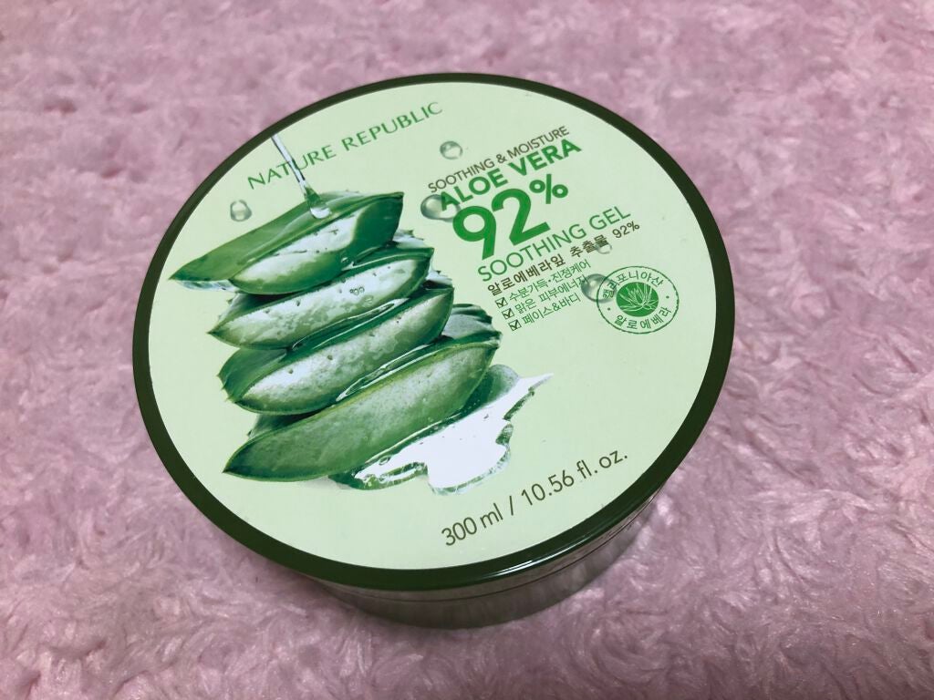 マイルド&モイスチャーアロエジェル/ネイチャーリパブリック/ボディローションを使ったクチコミ(1枚目)