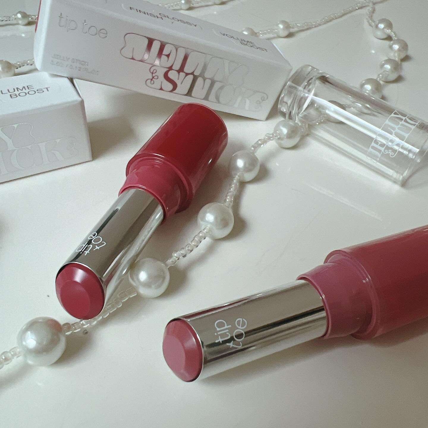 ジェリースティック/tiptoe/口紅を使ったクチコミ（2枚目）