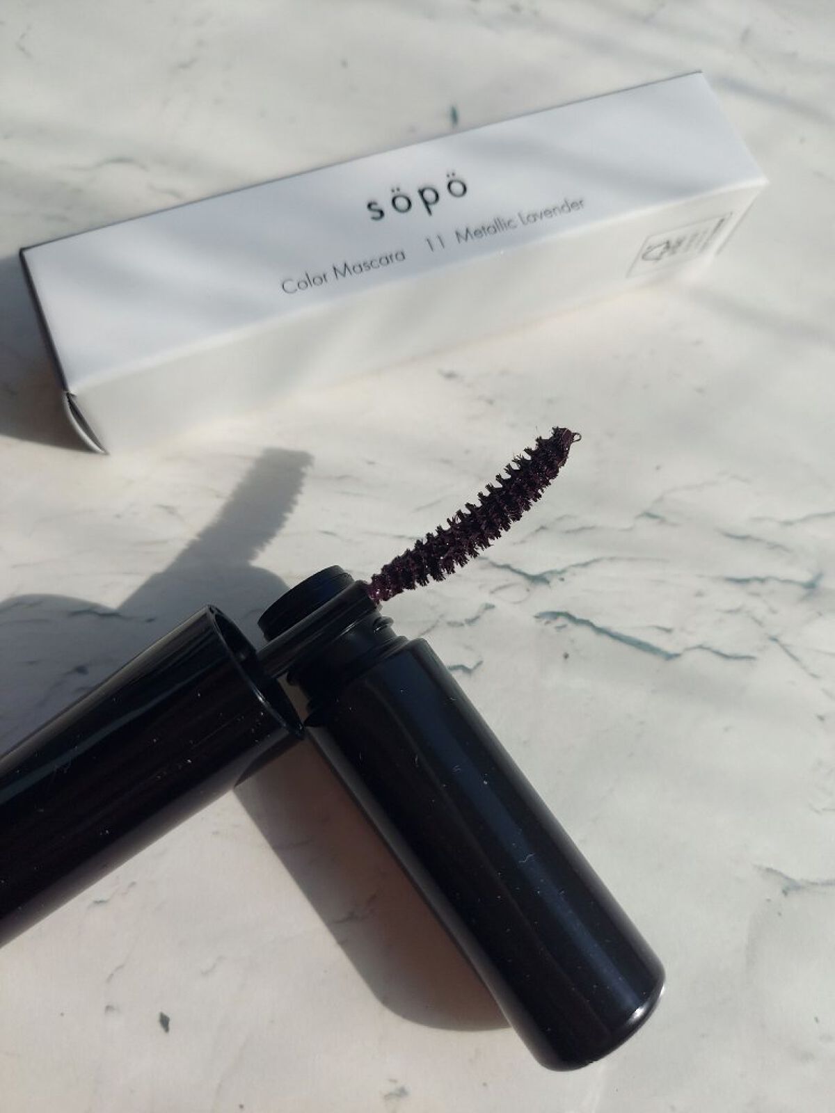カラーマスカラ/sopo/マスカラを使ったクチコミ（1枚目）