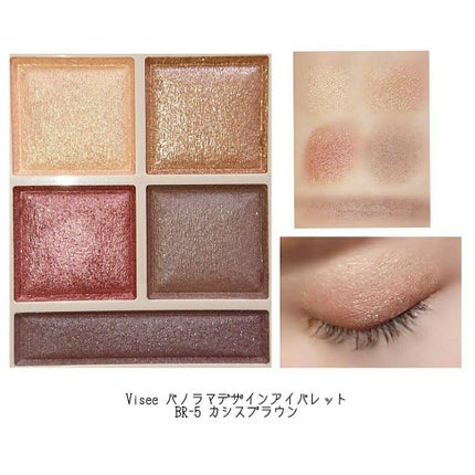 パノラマデザイン アイパレット/Visée/アイシャドウパレットを使ったクチコミ(7枚目)