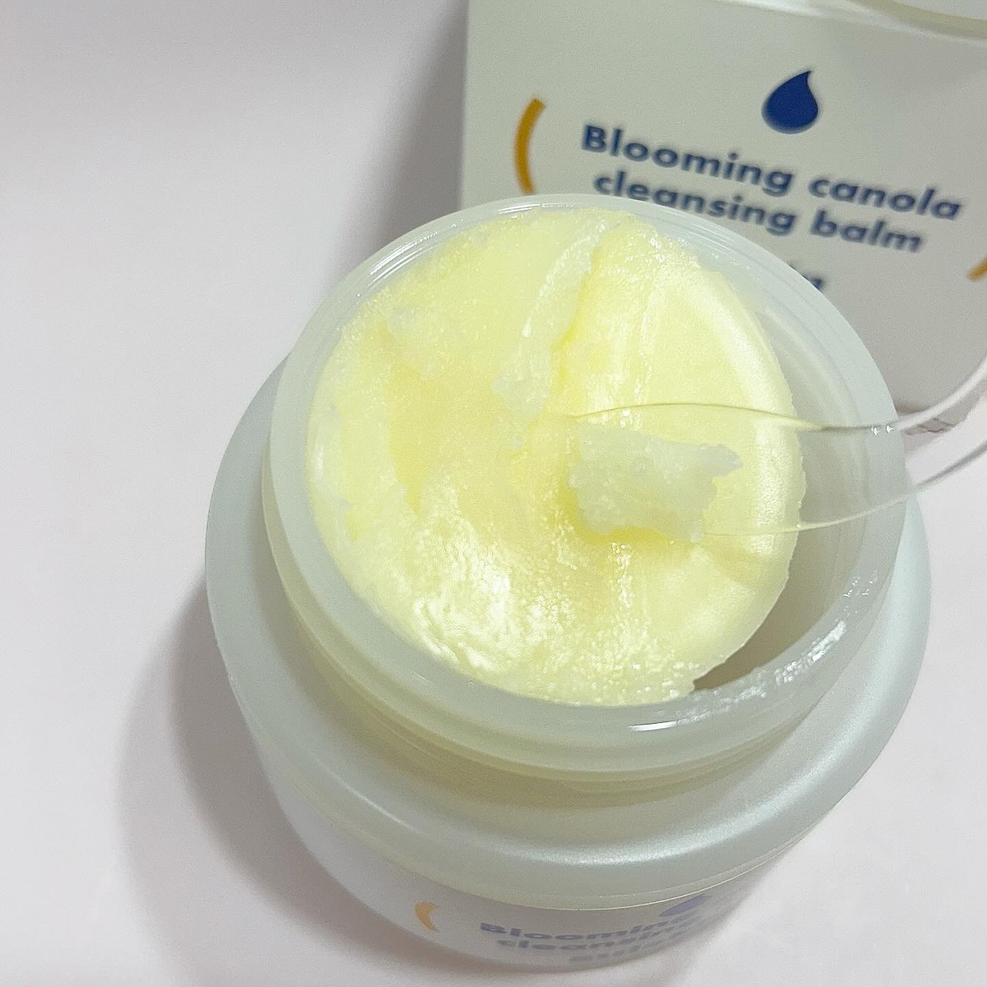 Blooming canola cleansing balm/suiskin/クレンジングバームを使ったクチコミ（2枚目）