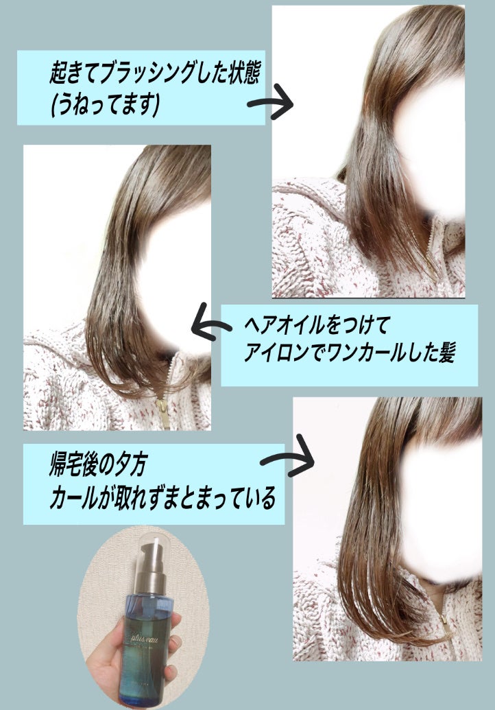 カールフィックスオイル/plus eau/ヘアオイルを使ったクチコミ(3枚目)