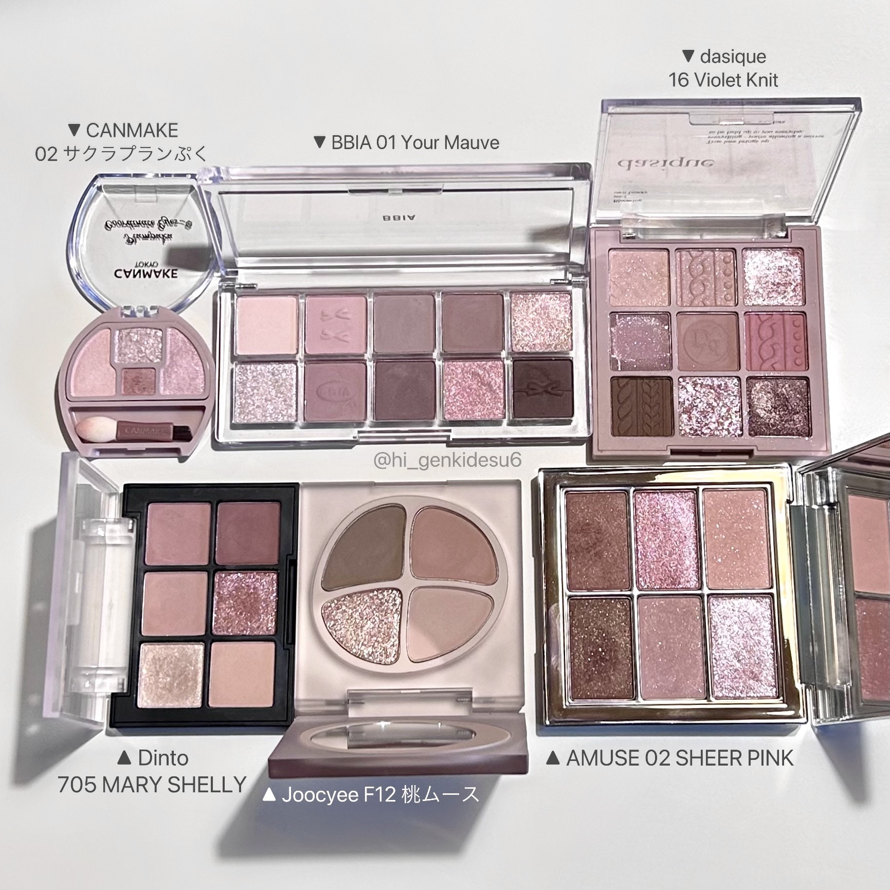 アイ ヴィーガン シアーパレット/AMUSE/アイシャドウパレットを使ったクチコミ（3枚目）