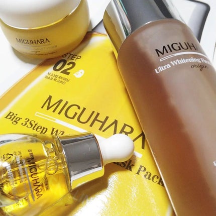 Big3 Step Whitening Mask Pack/MIGUHARA/シートマスク・パックを使ったクチコミ(1枚目)