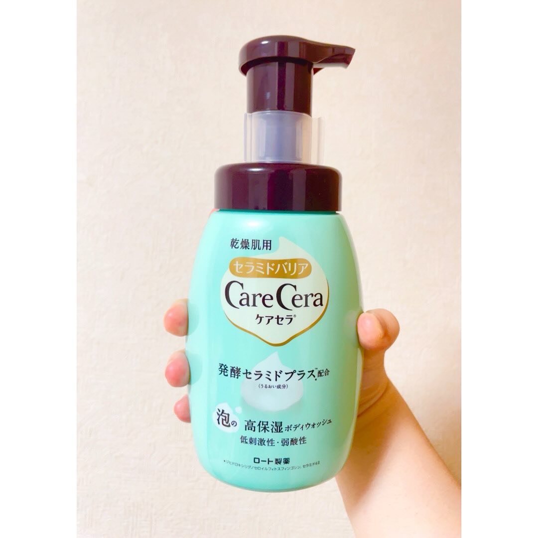 泡の高保湿ボディウォッシュ 350mL（つめかえ用）/ケアセラ/ボディソープを使ったクチコミ（1枚目）