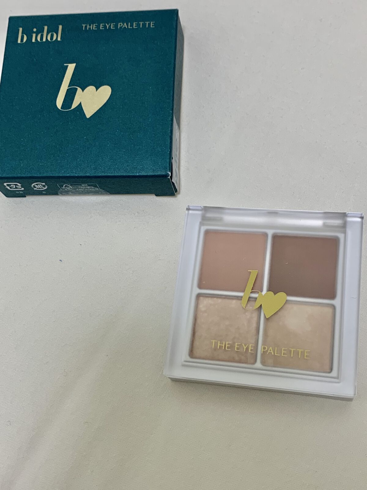 THE アイパレR/b idol/アイシャドウパレットを使ったクチコミ（1枚目）