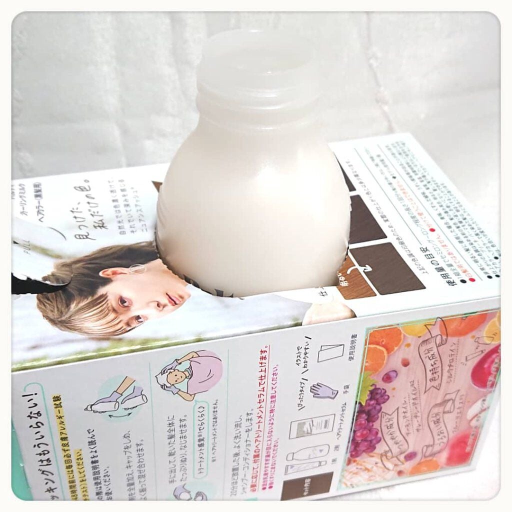 カラーリングミルク【旧】/パルティ/ヘアカラーを使ったクチコミ(3枚目)