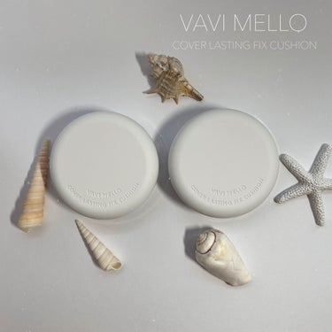 VAVI MELLO カバーラスティングフィックスクッションのクチコミ「薄づきなのにしっかりカバー🦛💓

#VAVIMELLO
#カバーラスティングフィックスクッショ.....」（1枚目）