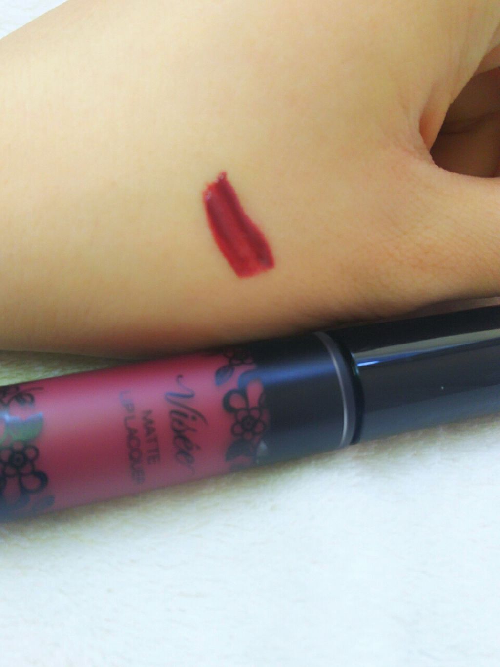 マットリップラッカー/Visée/口紅を使ったクチコミ（2枚目）