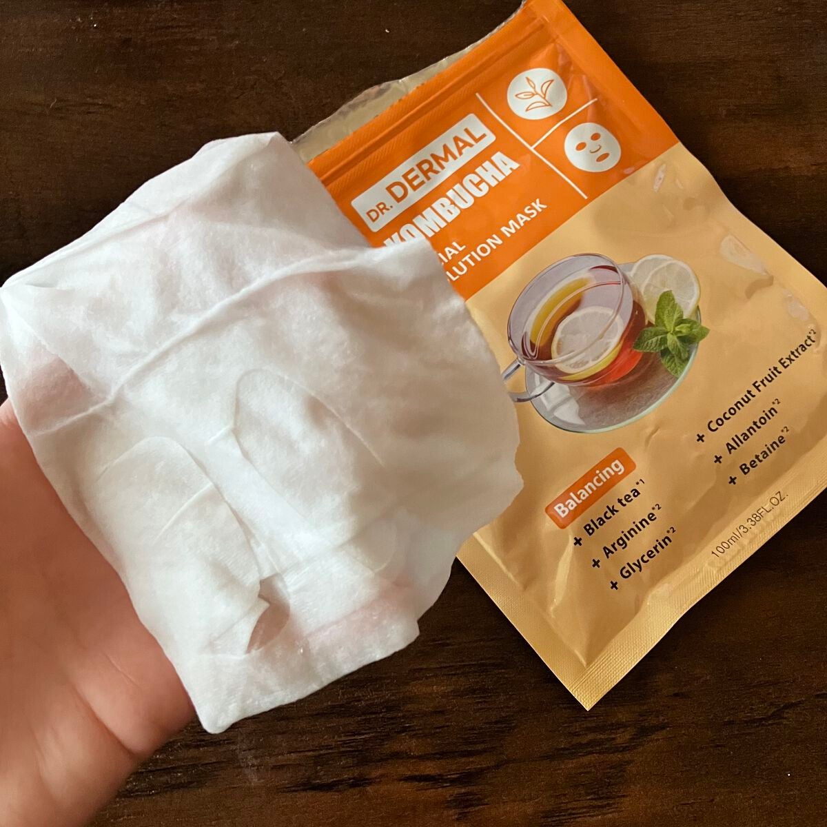 7days フェイシャルソリューションマスク コンブチャ/Dr.DERMAL/シートマスク・パックを使ったクチコミ(4枚目)
