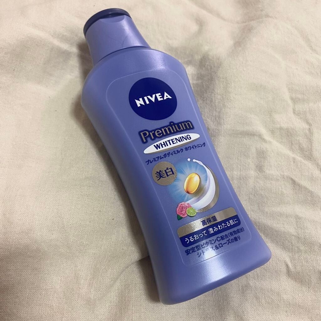 プレミアムボディミルク ホワイトニング【医薬部外品】 /ニベア/ボディミルクを使ったクチコミ(2枚目)