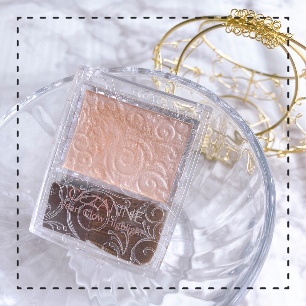 パールグロウハイライト/CEZANNE/パウダーハイライトを使ったクチコミ（1枚目）