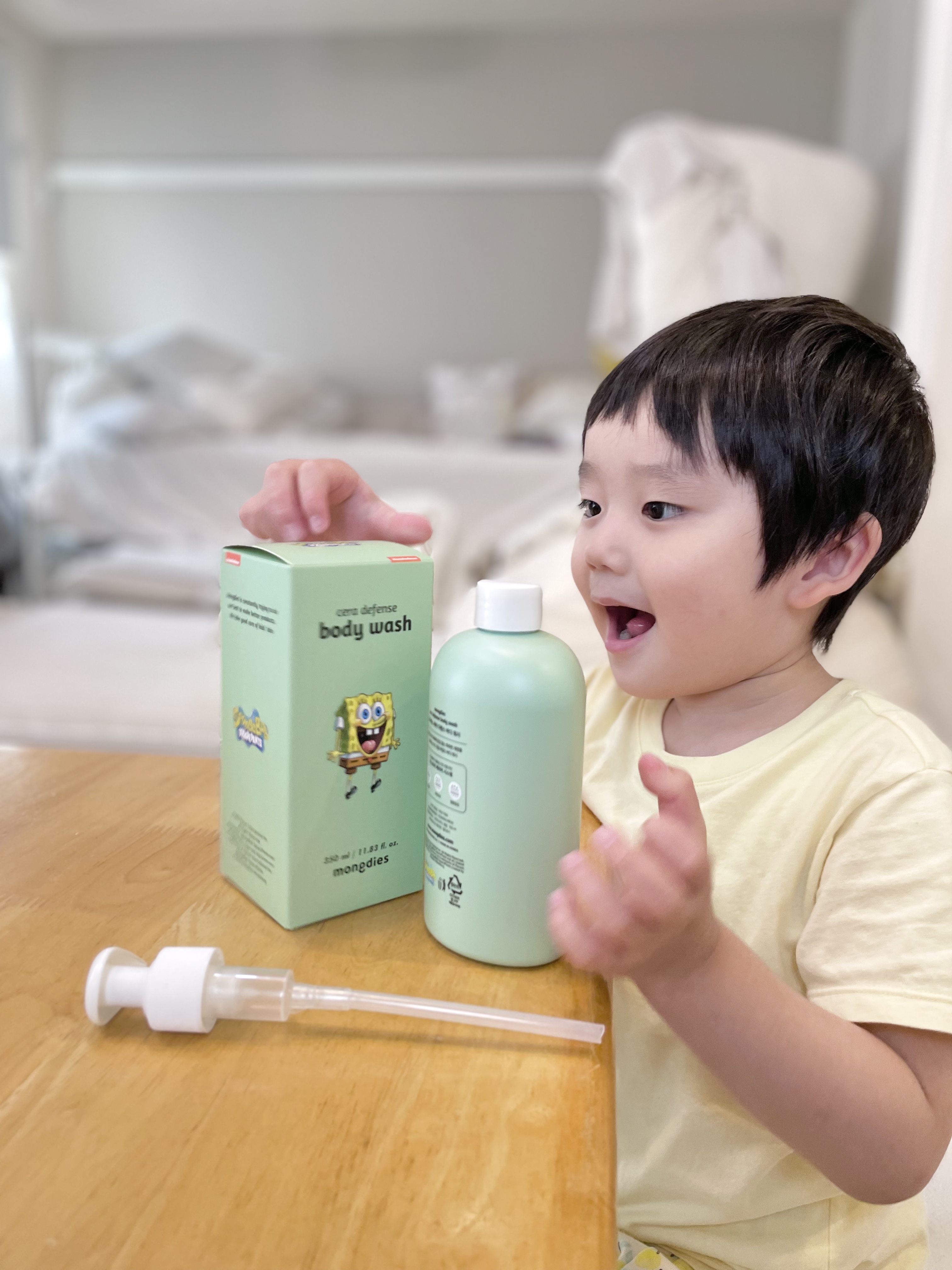 キッズ スポンジボブ ボディウォッシュ/モンディエス/ボディソープを使ったクチコミ（1枚目）