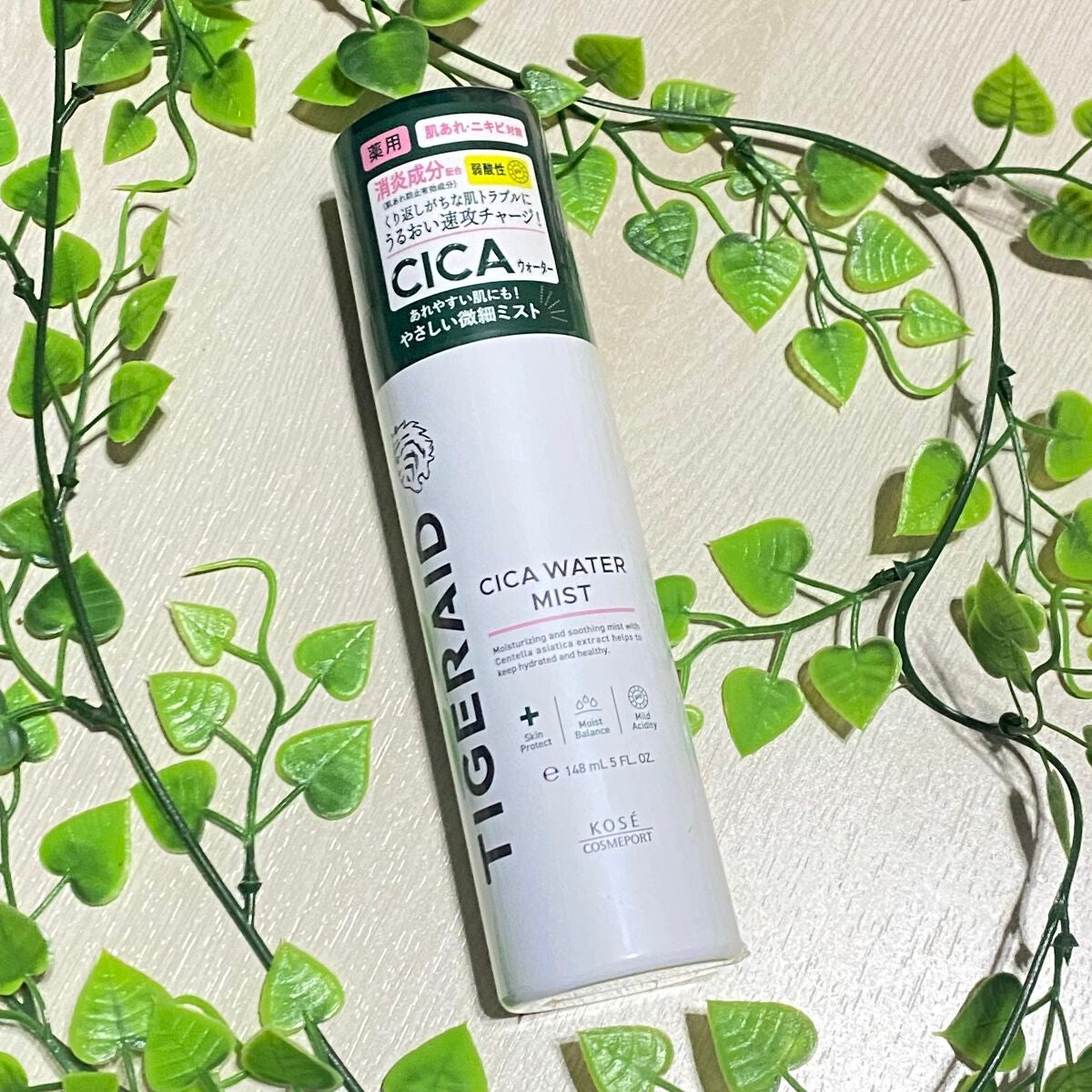 薬用 CICA ウォーターミスト/タイガレイド/ミスト状化粧水を使ったクチコミ(1枚目)