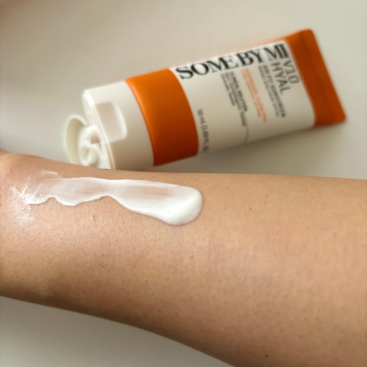V10ヒアルエアフィットサンスクリーン/SOME BY MI/日焼け止めクリームを使ったクチコミ(2枚目)
