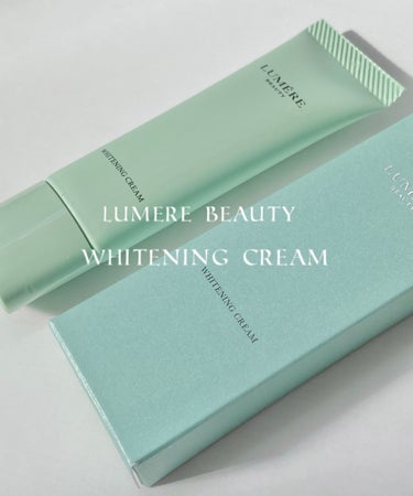 LUMERE BEAUTY ホワイトニングクリームのクチコミ「LUMERE BEAUTY ホワイトニングクリーム 30g

品のあるプレゼントにもよさそうな.....」（1枚目）