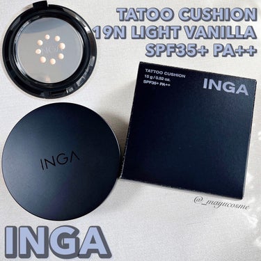 INGA タトゥークッションファンデーションのクチコミ「韓国人気ブランドＩＮＧＡ日本上陸♡
ーーーーーーーーーー
INGA
TATOO CUSHION.....」（1枚目）