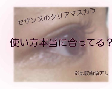 私の大好きなセザンヌのクリアマスカラ...


なんとリップスでは評価が3以下なんです…（ ;  ; ）

酷評を見てると、「ピリピリする」の他に、「液の重みでまつげが下がっちゃう」という言葉がありまし