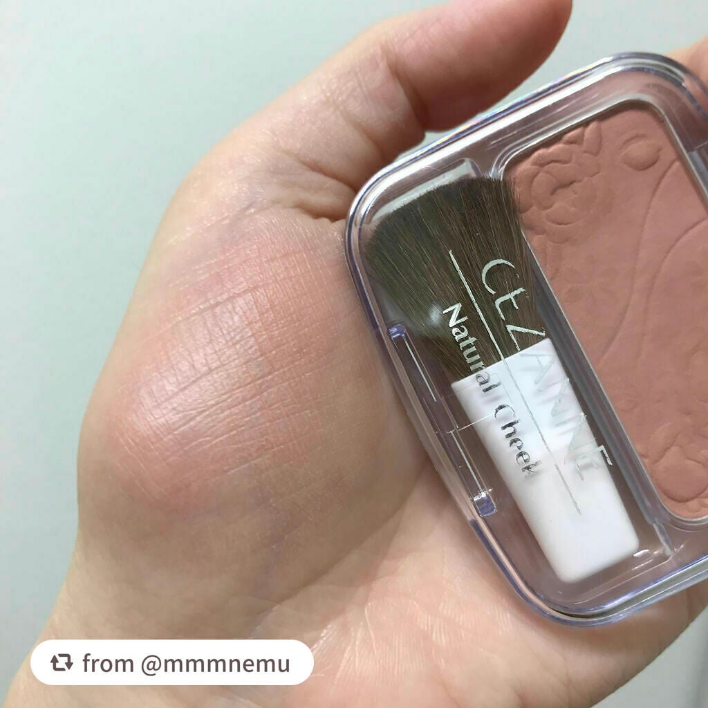 ナチュラル チークN/CEZANNE/パウダーチークを使ったクチコミ(2枚目)