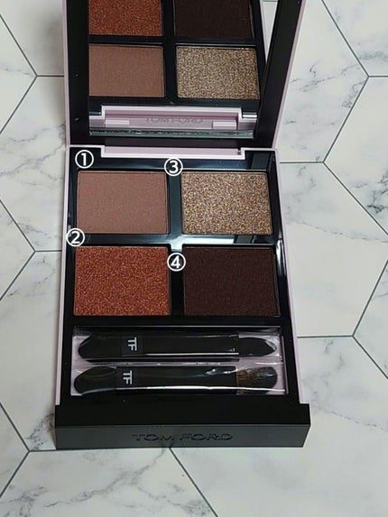 アイ カラー クォード/TOM FORD BEAUTY/アイシャドウパレットを使ったクチコミ(3枚目)