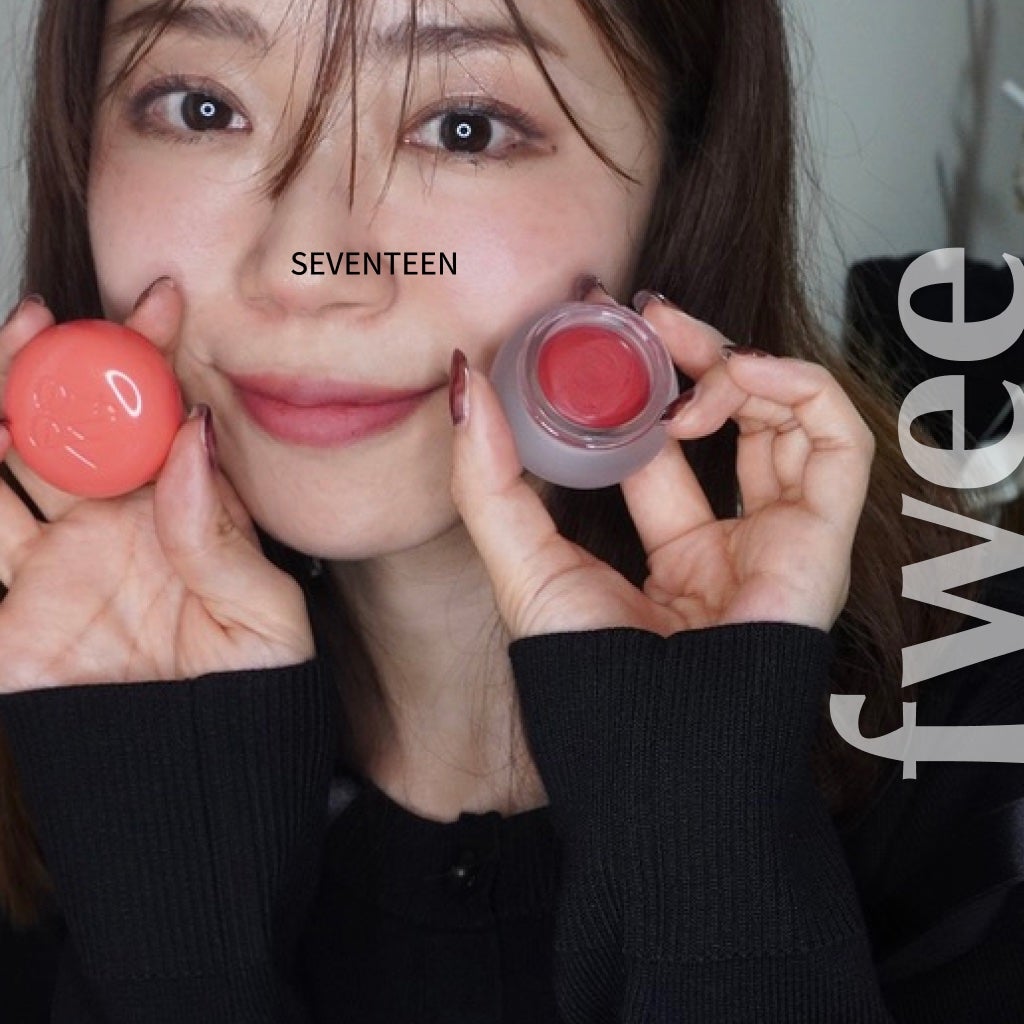 リップアンドチーク ブラーリープリンポット/fwee/口紅を使ったクチコミ(3枚目)