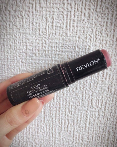 REVLON インスタブラッシュのクチコミ「




💋オススメチーク💋
#レブロン#インスタブラッシュ#02


002 ベリー キス(.....」（2枚目）