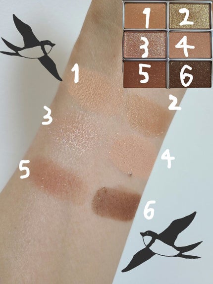 アイ ヴィーガン シアーパレット/AMUSE/アイシャドウパレットを使ったクチコミ(3枚目)