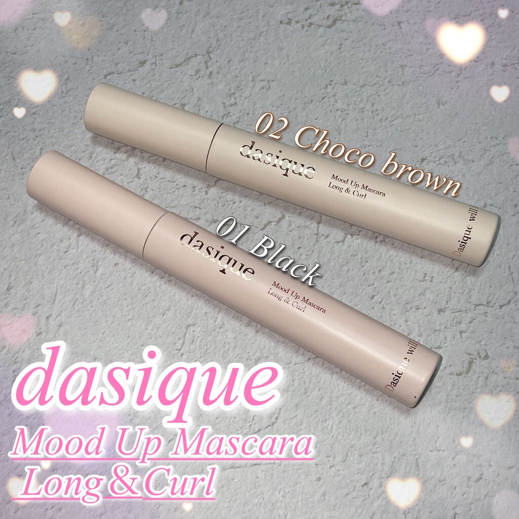 ムードアップマスカラ ロング&カール/dasique/マスカラを使ったクチコミ(2枚目)