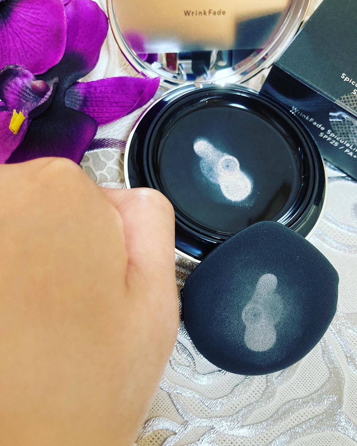 スピキュールリフト ファンデーション ナチュラルオークル /WrinkFade/その他ファンデーションを使ったクチコミ（3枚目）