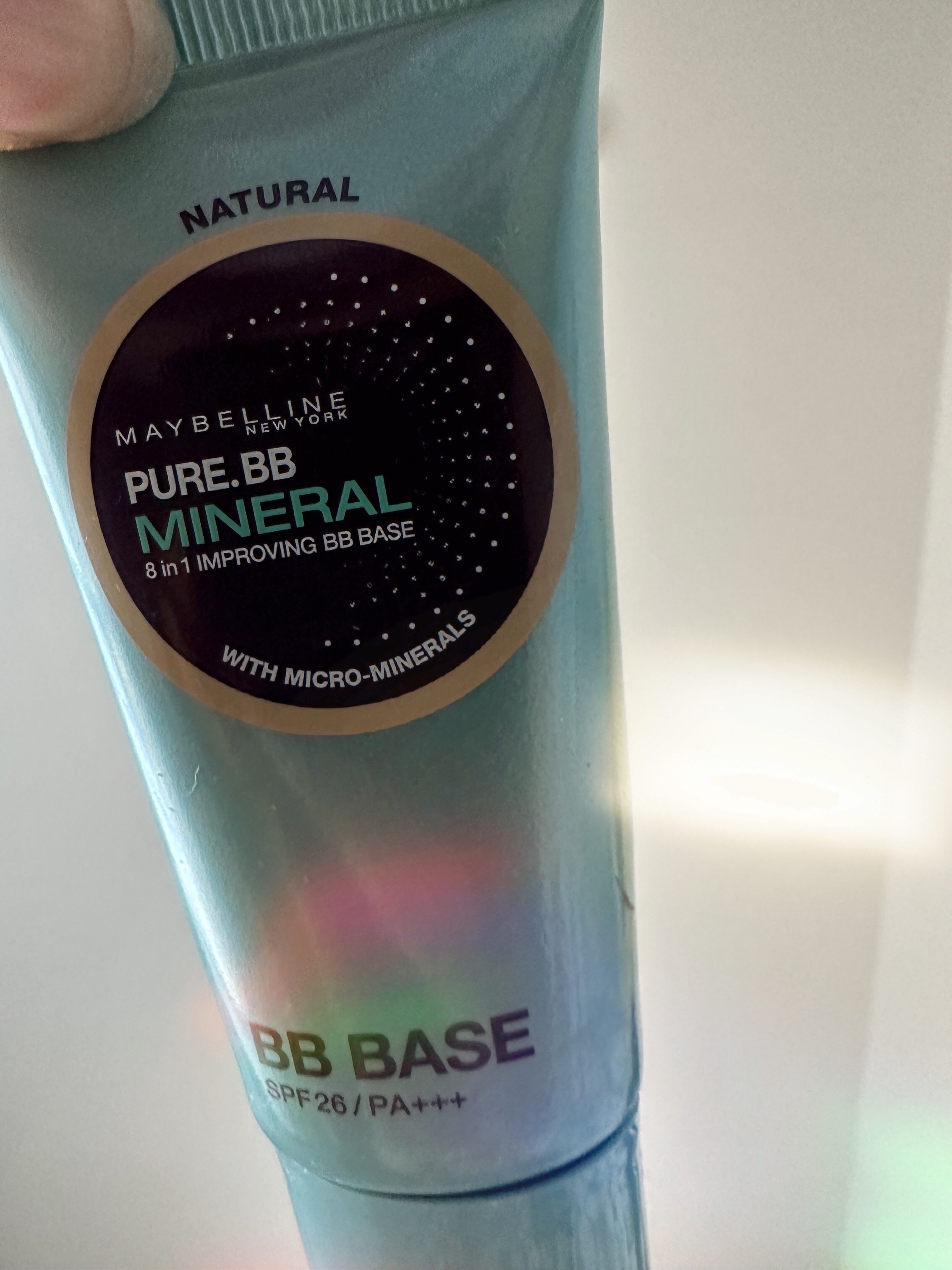 ピュアミネラル BB モイスト/MAYBELLINE NEW YORK/BBクリームを使ったクチコミ（1枚目）